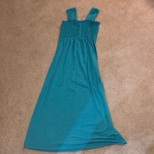Blue long junior sundress